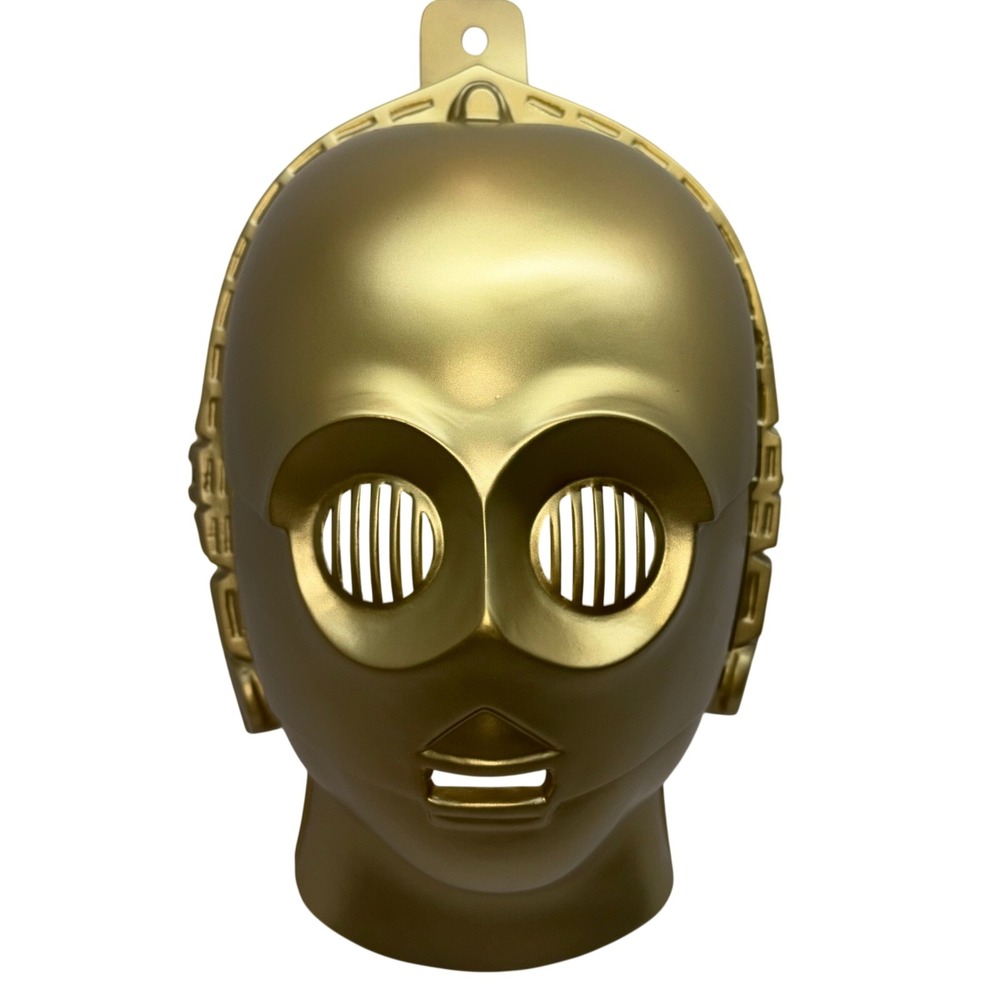 Vintage 1997 Star Wars C-3PO Mask Rubie's Costume Mask
